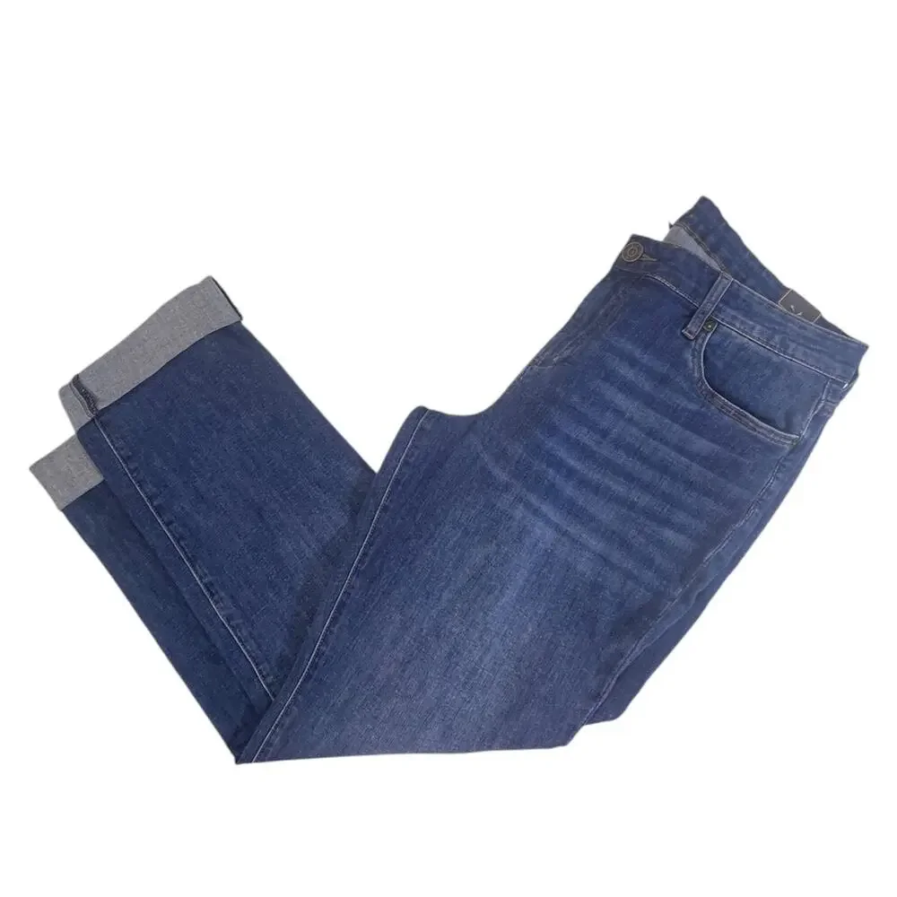 NEW! KUT from the Kloth Carrie Boyfriend Jeans Womens‎ Size 12 Denim Relaxed Fit - Picture 5 of 12